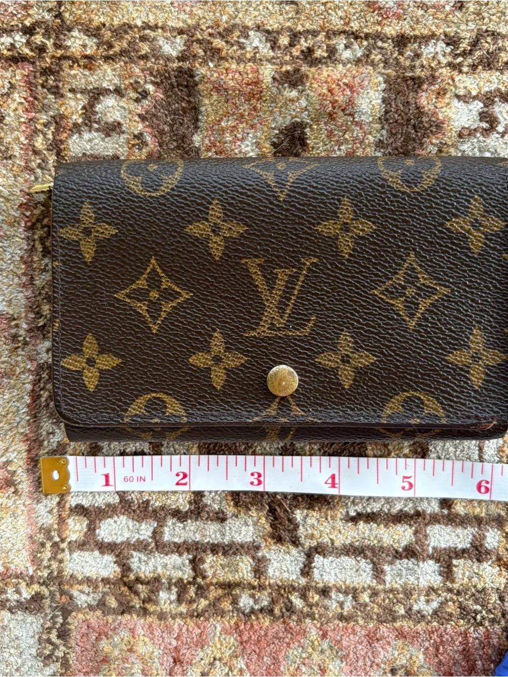 Louis Vuitton Monogram Continental Wallet in Brown